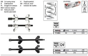 dvojitý stahovák na pružiny tlumičů ,stahovák na pružiny aut,YT-0605, pevný stahovák pružin 90x200mm 