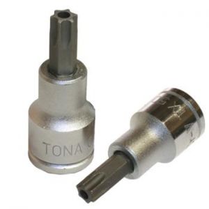 Hlavice Torx s dírou,ořech Torx s otvorem, vrtaný torx na ořechu ,hlavice zástrčná  ořech 1/2" TORX s otvorem TONA