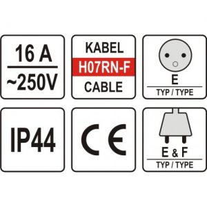 Prodlužovák elektrický 40 m na 240V , prodlužovací kabel 40m na 240V