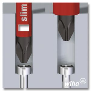 Momentový šroubovák s držákem bitů a bity plně izolovaný do 1000 V dle EN 60900 / VDE 0682.,Sada momentových šroubováků Torque Vario®-S VDE, plně izolované 200 cNm WIHA