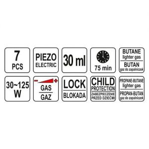 Pájka plynová 450°C/600°C,  plynový hořáček 1300°C