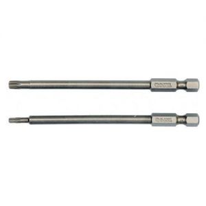 Bits 1/4"  Torx délka 100mm s otvorem, Sada bitů 2ks dlouhý s vrtáním 