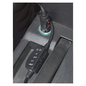 Potah sedadla vyhřívaný 12V COMFORT, potah na sedadlo s vyhříváním se zabudovaným termostatem, vyhřívaný potah sedadla s ovládacím panelem,dárek pro řidiče