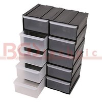 zásobník zásuvkový plastový 155x100x225 mm, krabičky plastové se zásuvkou do dílny,ukládací šuplíky na šroubky,plastová skříňka s šuplíky,plastový zásobník s šuplíky na drobné součástky krabičky plast