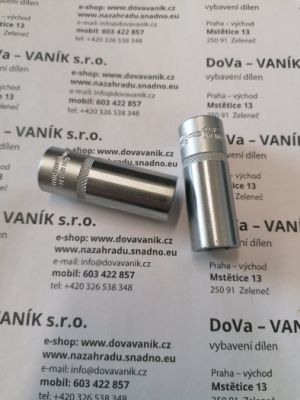 profi prodloužená hlavice 1/4", dlouhá hlavice na malou golu, hlavice nástrčná prodloužená na golu 1/4" profesionální ,šestihranná hlavice dlouhá 1/4" gola ,dlouhý ořech na malou golu