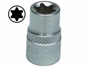Hlavice E-Torx® - vnitřní Torx - obrácený Torx pro golu 1/2" , Torx E, ořech hlavice opačný torx