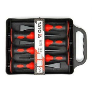 Sada sekáčů a vyrážečů 6 ks s ochranou ruky 180mm