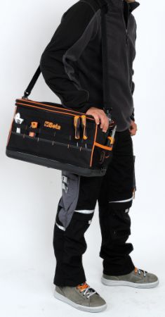 Profesionální pracovní brašna na nářad pro řemeslníky BETA C11,látková montážní taška na nářadí,profi brašna na nářadí,dílenská servisní brašna pro nářadí pro profesionální použití,italská taška BETA 
