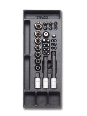 modul do dílenského vozíku sada Torx torxů na 1/2 a 1/4 ráčnu v modulu do dílenského vozíku torxy dlouhé krátké modul Torx do vozíku AKCE NÁŘADÍ BETA 2015