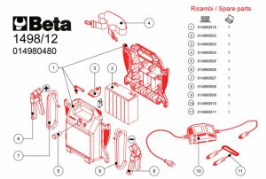 Startovací bustr pro osobní automobily 12V AKUMULÁTOROVÝ STARTOVACÍ ZDROJ 12V 2200A, profesionální startovací booster 12V 2200A BETA, přenosný auto startér, 12V