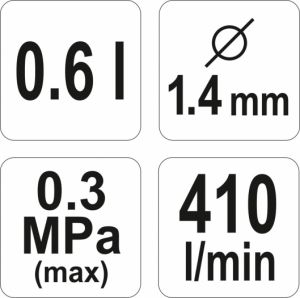 stříkací pistole HVLP 1,4mm , pneumatická sříkací pistole na barvu se sníženou prašností HVLP 1,4mm tryska , 